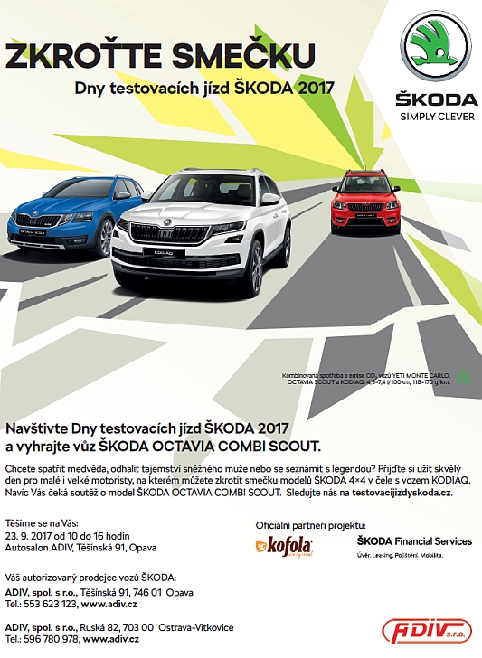 Dny testovacích jízd ŠKODA 2017 Dny testovacích jízd ŠKODA 2017